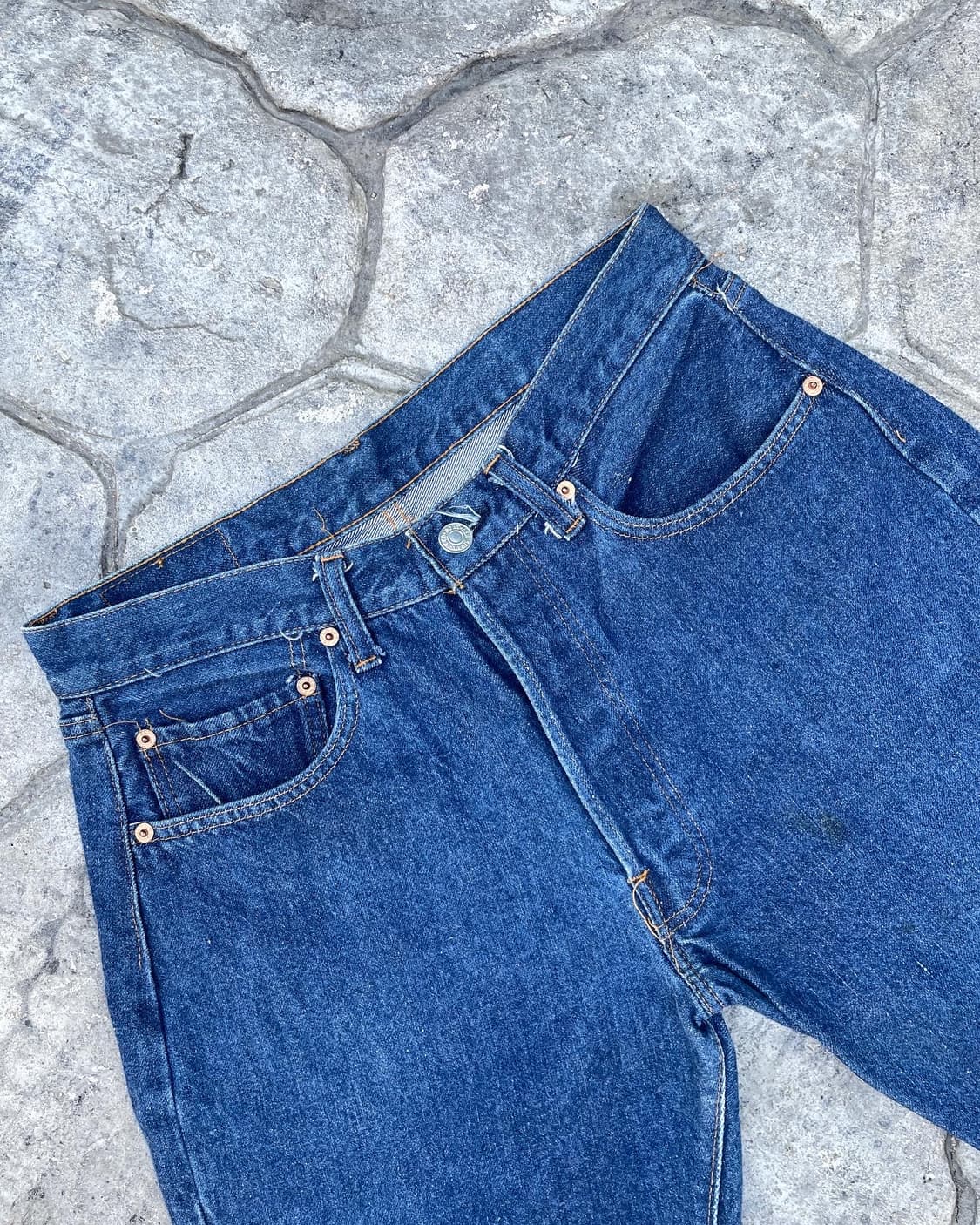 LATE 70s 66후기 SMALL e 501 셀비지 상품이미지3