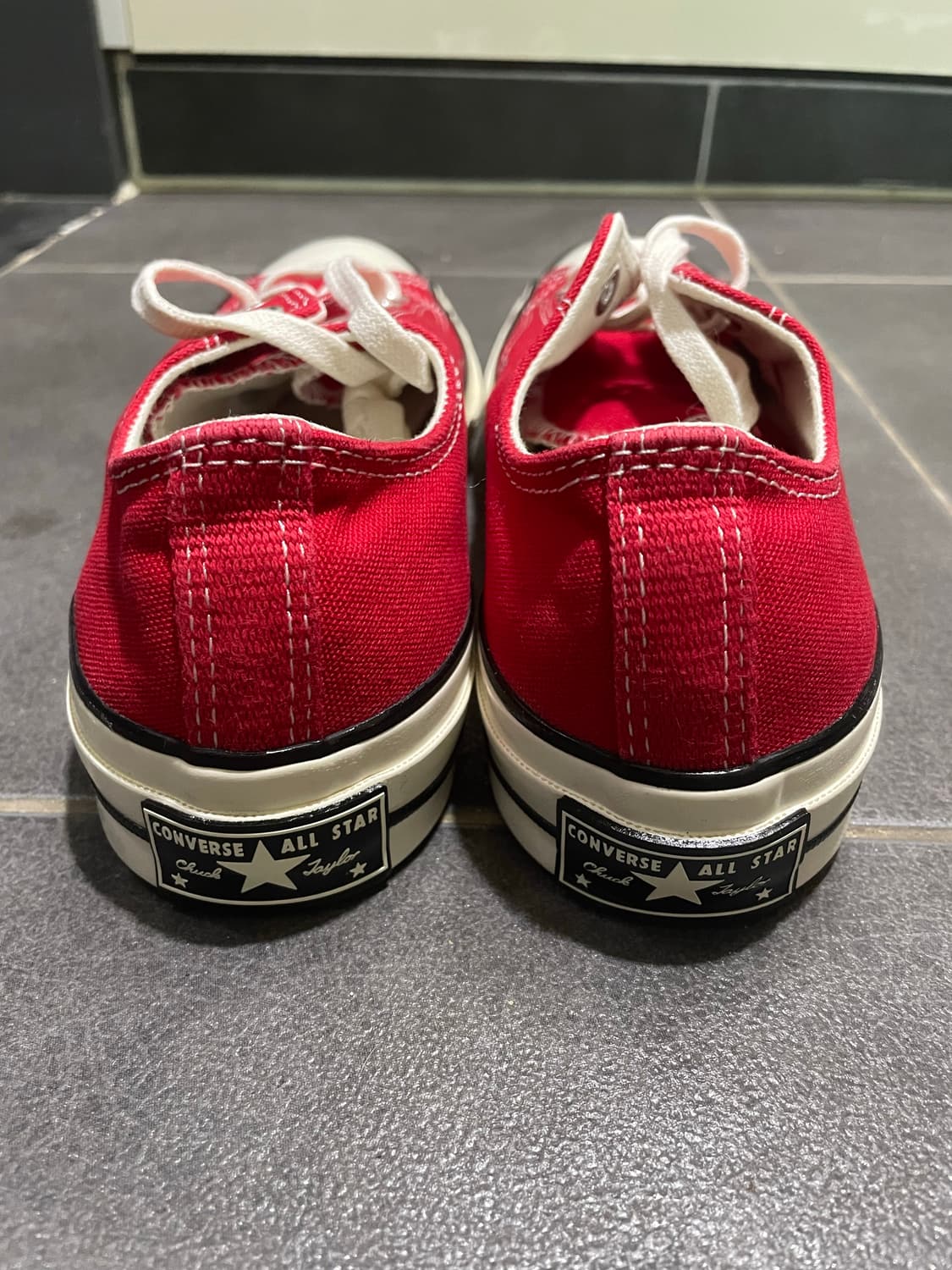 [260]컨버스 레드 로우 텍제거한 새상품 상품이미지4