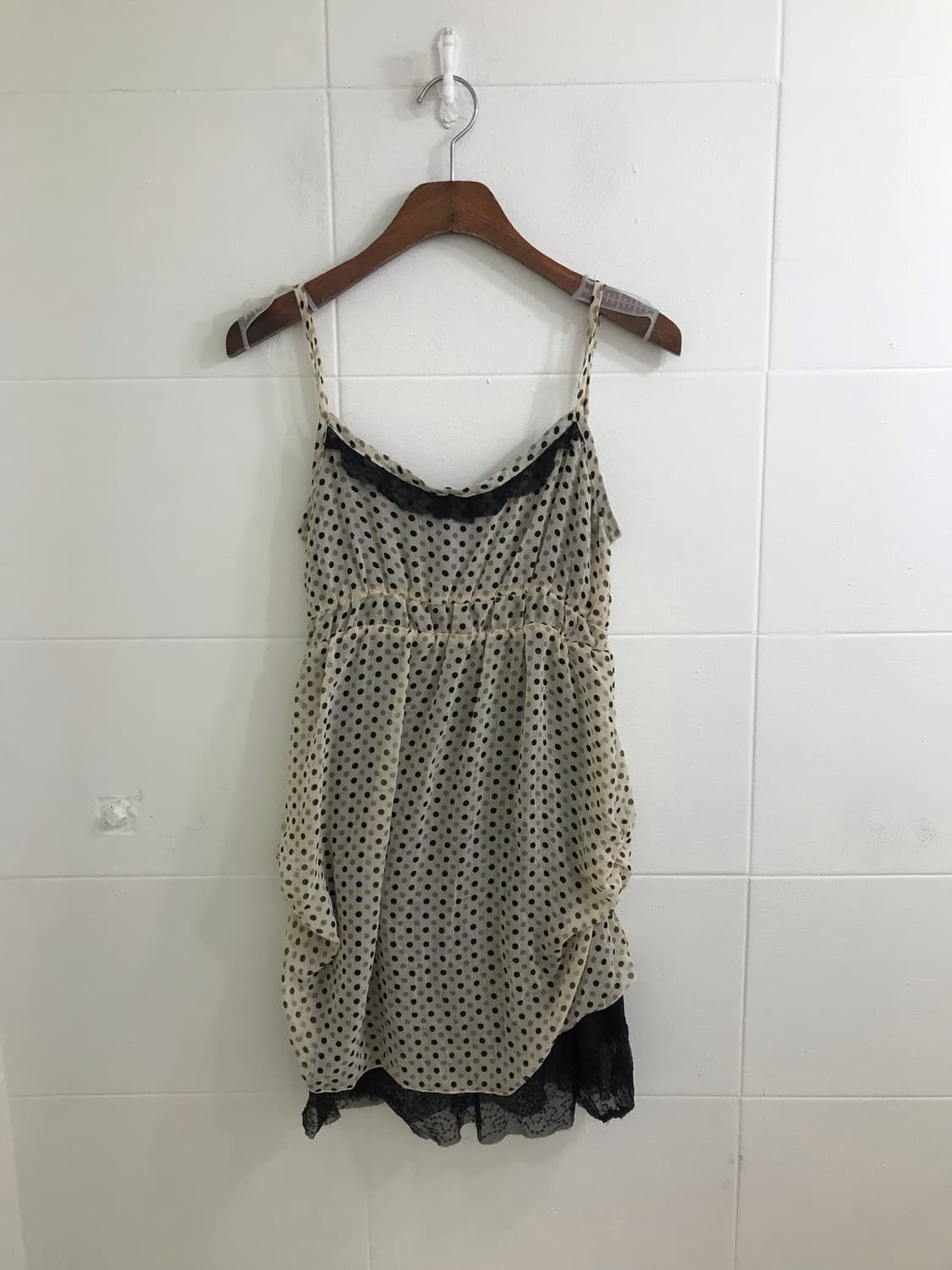 브라운 도트 플라워 모리걸 하구미 코디세트 상품이미지6