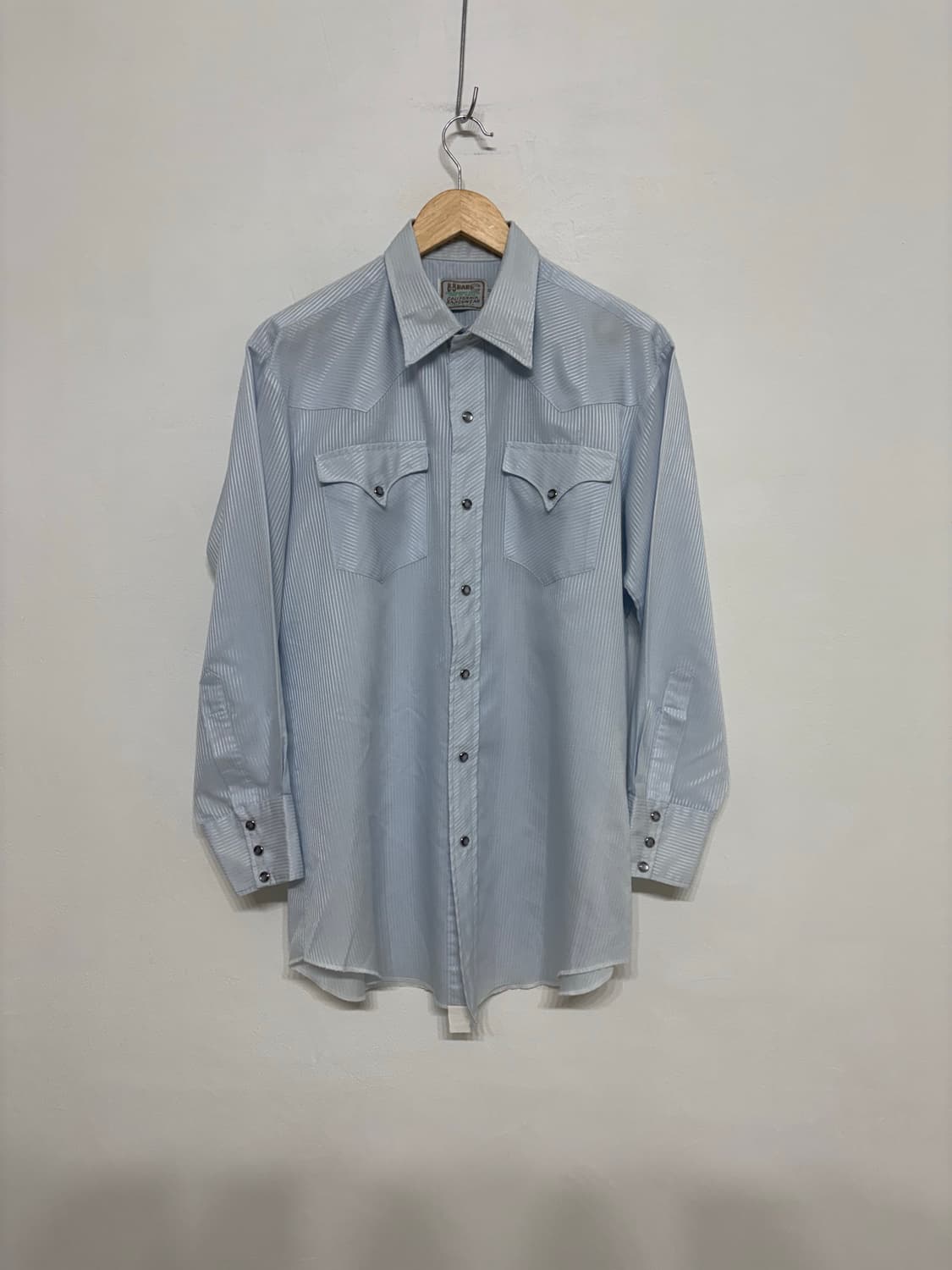 70's vtg H bar C stripe  Western Shirt. 상품이미지1