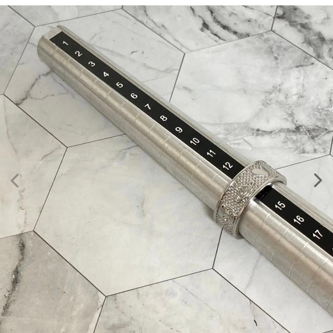 비비안웨스트우드 아카이브 orb 레터링 킹스톤링 반지(새상품) 상품이미지5