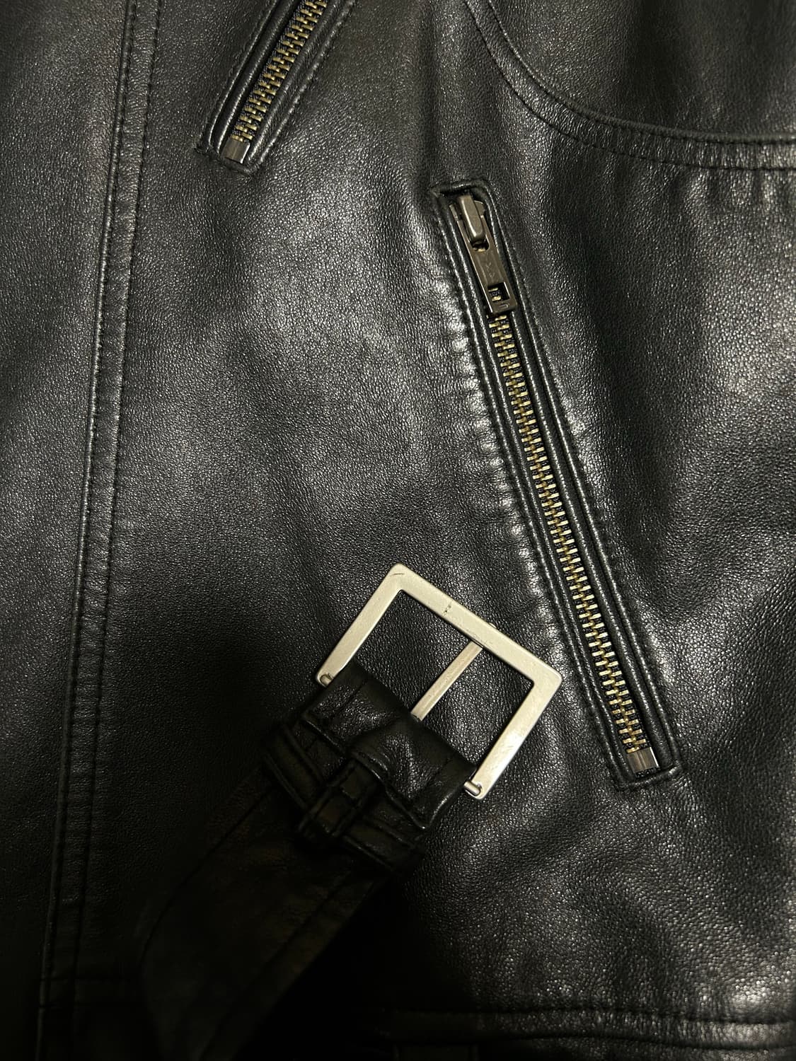 LMOOD 엘무드 램스킨 레더자켓 44 상품이미지5