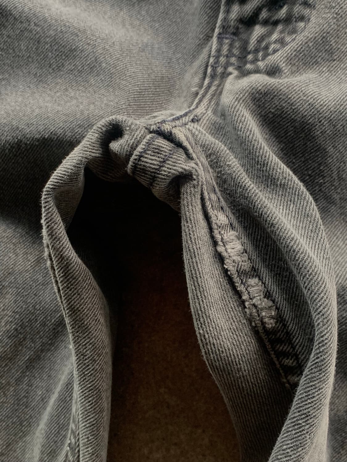 90s 리바이스 505 오렌지탭 블랙 데님팬츠 상품이미지6