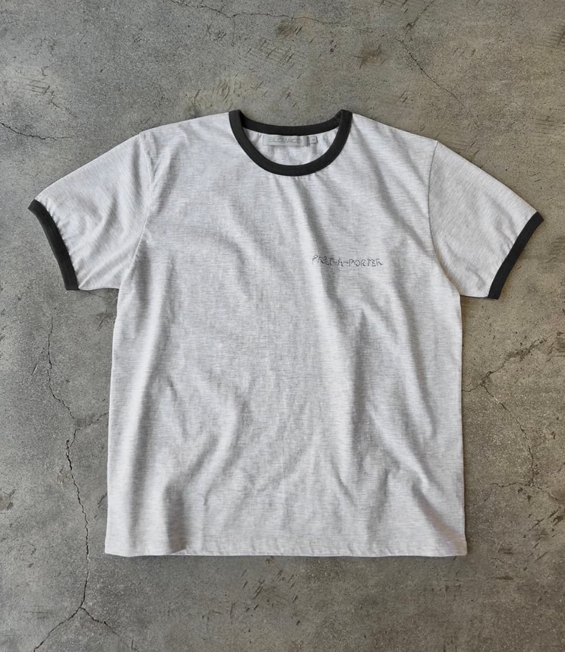 슬로우 애시드 워시드 노마드 링거 반팔 티셔츠 L size 상품이미지1