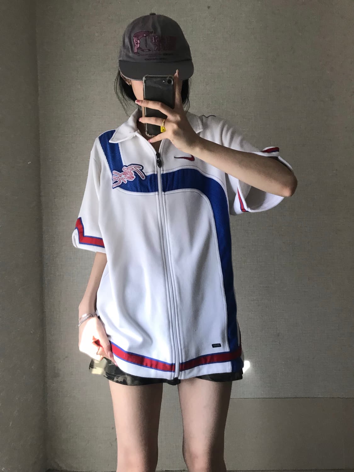 나이키 올드스쿨 오버핏 반팔 져지 상품이미지3