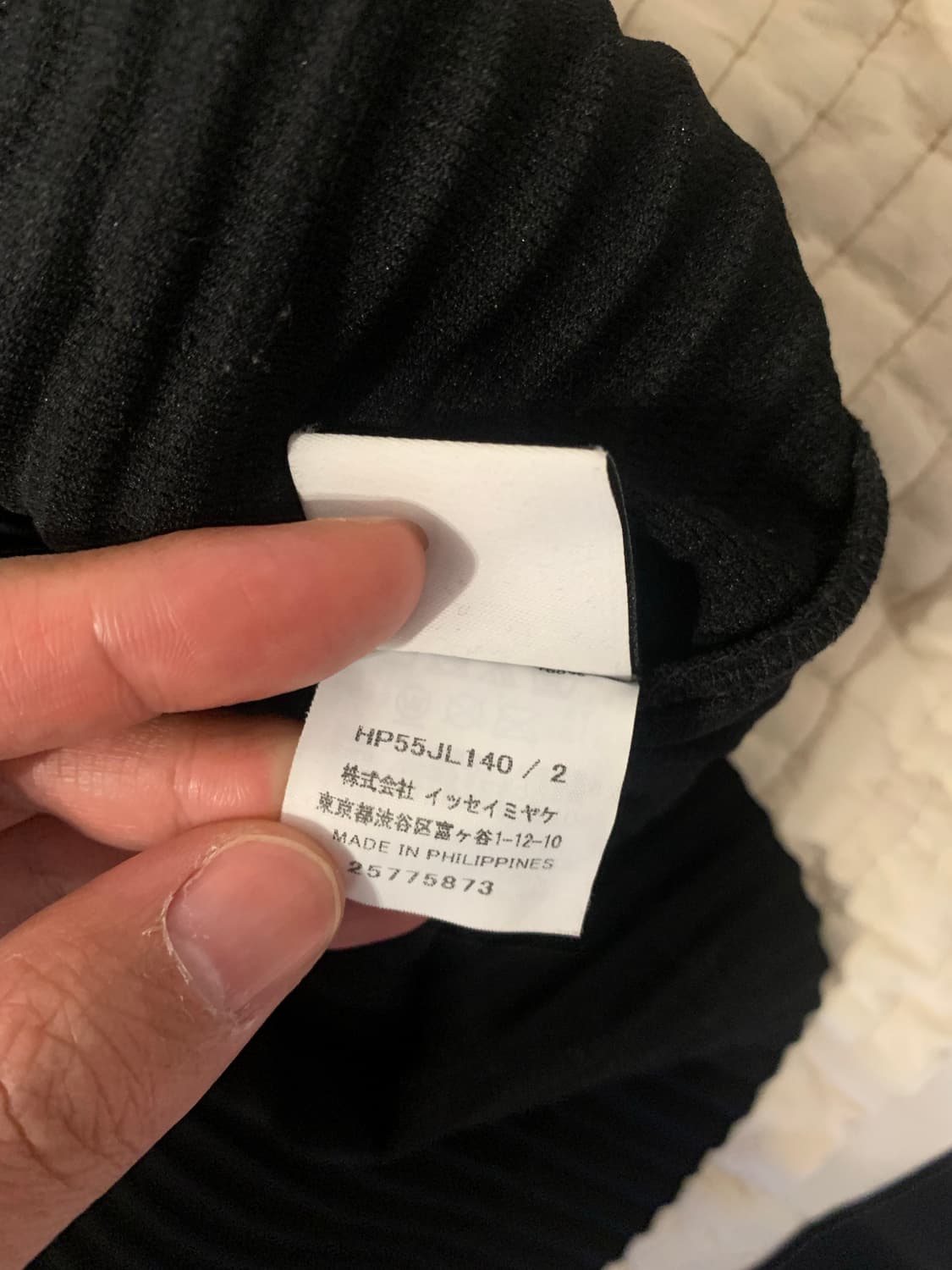 옴므플리세 베이직 집업 블랙 2 상품이미지3