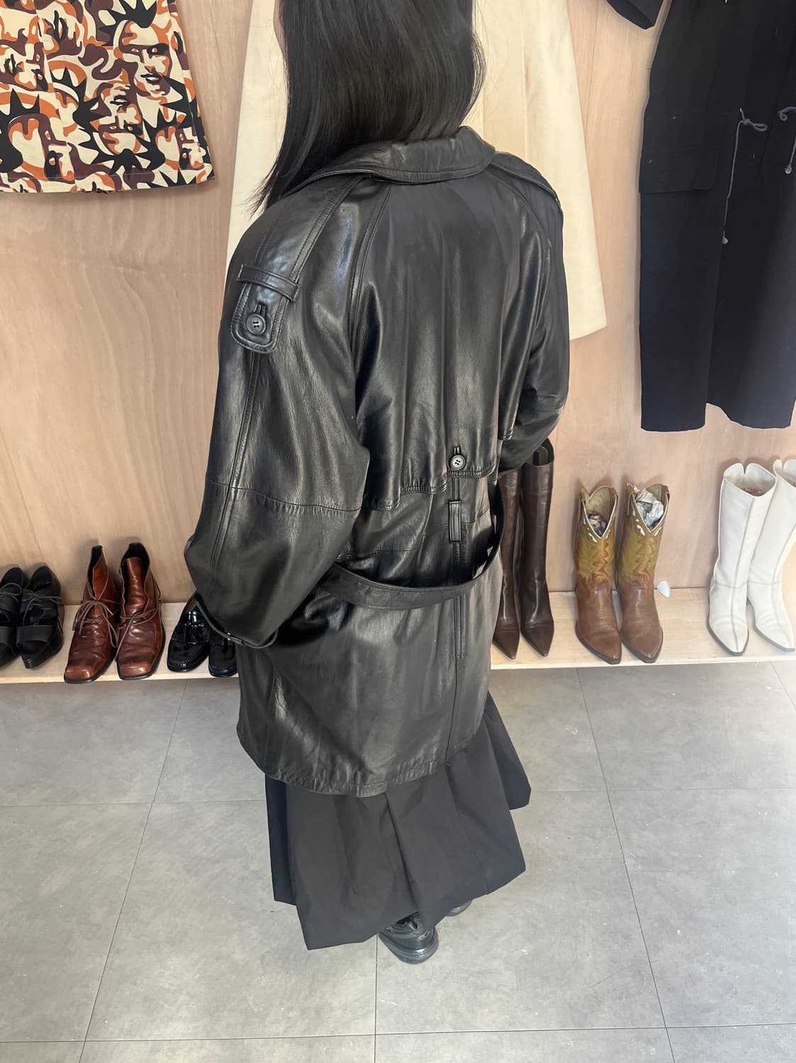 Josephine leather coat 상품이미지7