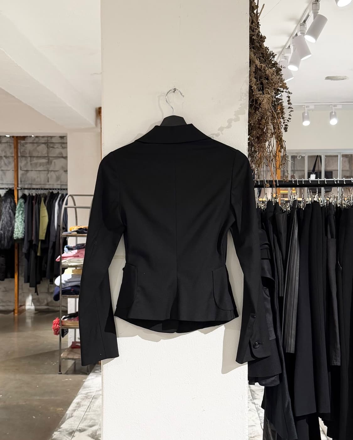 비비안웨스트우드 레드라벨 블랙 싱글 브레스티드 울 자켓 상품이미지6