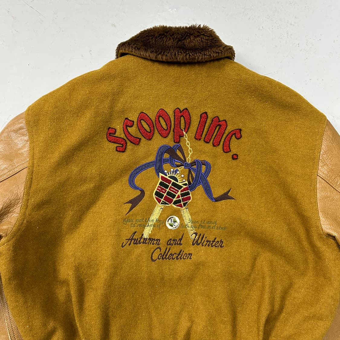 80s Scoop 리얼레더 울 웨스턴 자켓  상품이미지2