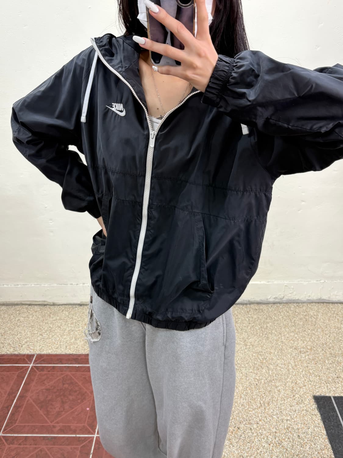 나이키 바람막이 블랙 상품이미지2