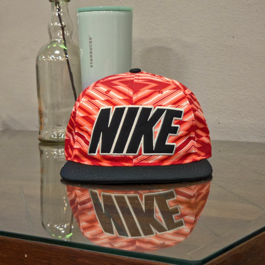 나이키 패턴 스냅백 상품이미지1