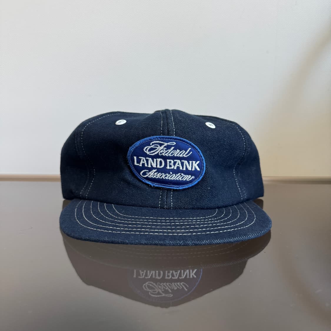 USA LAND BANK 데님 빈티지 모자 볼캡 vintage cap 상품이미지1