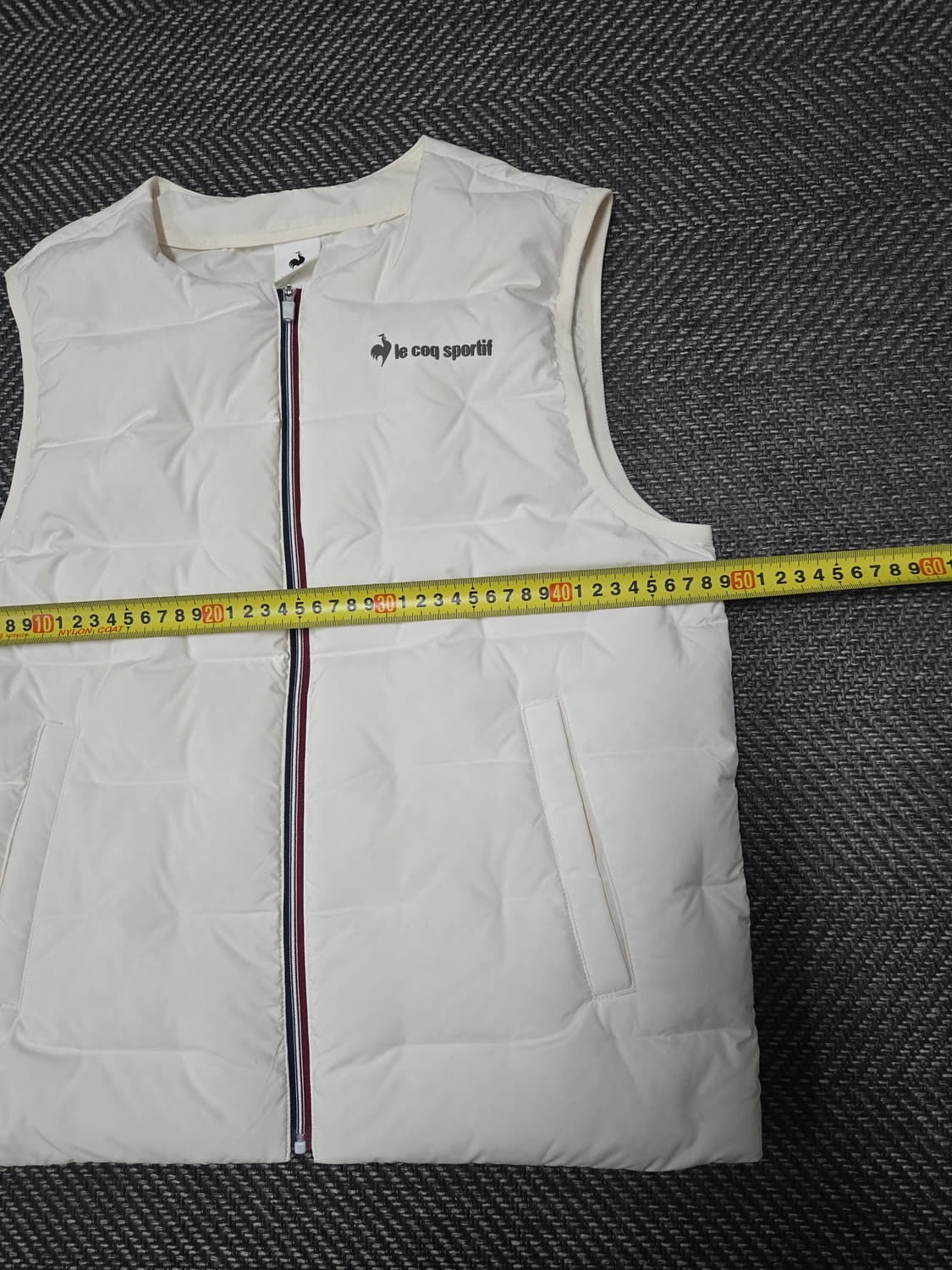 르꼬끄 24ss 스포르티브 아이보리 구스다운 베스트 상품이미지7