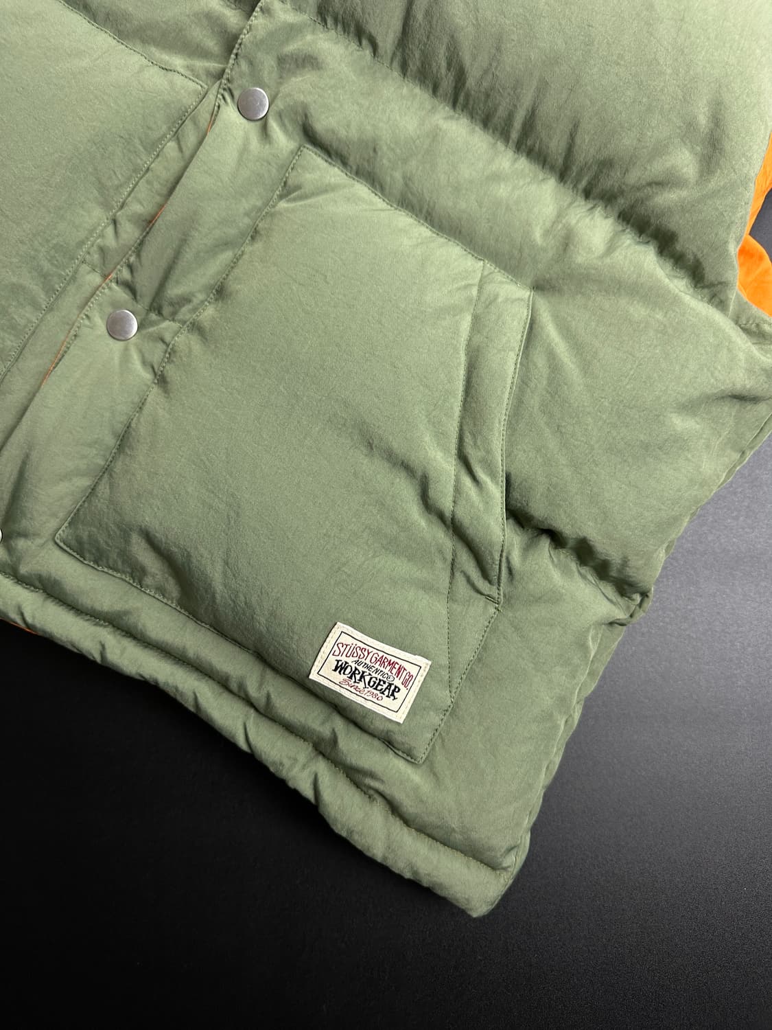 Stussy down reversible vest 상품이미지2
