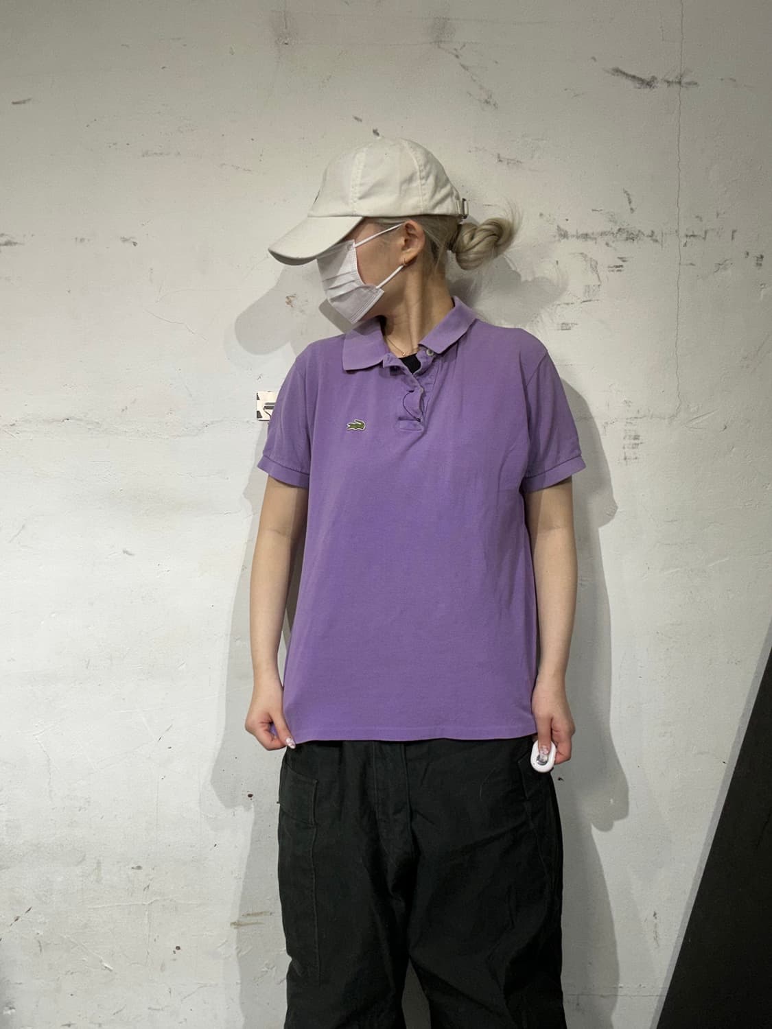 라코스테 퍼플 카라 반발티 상품이미지2