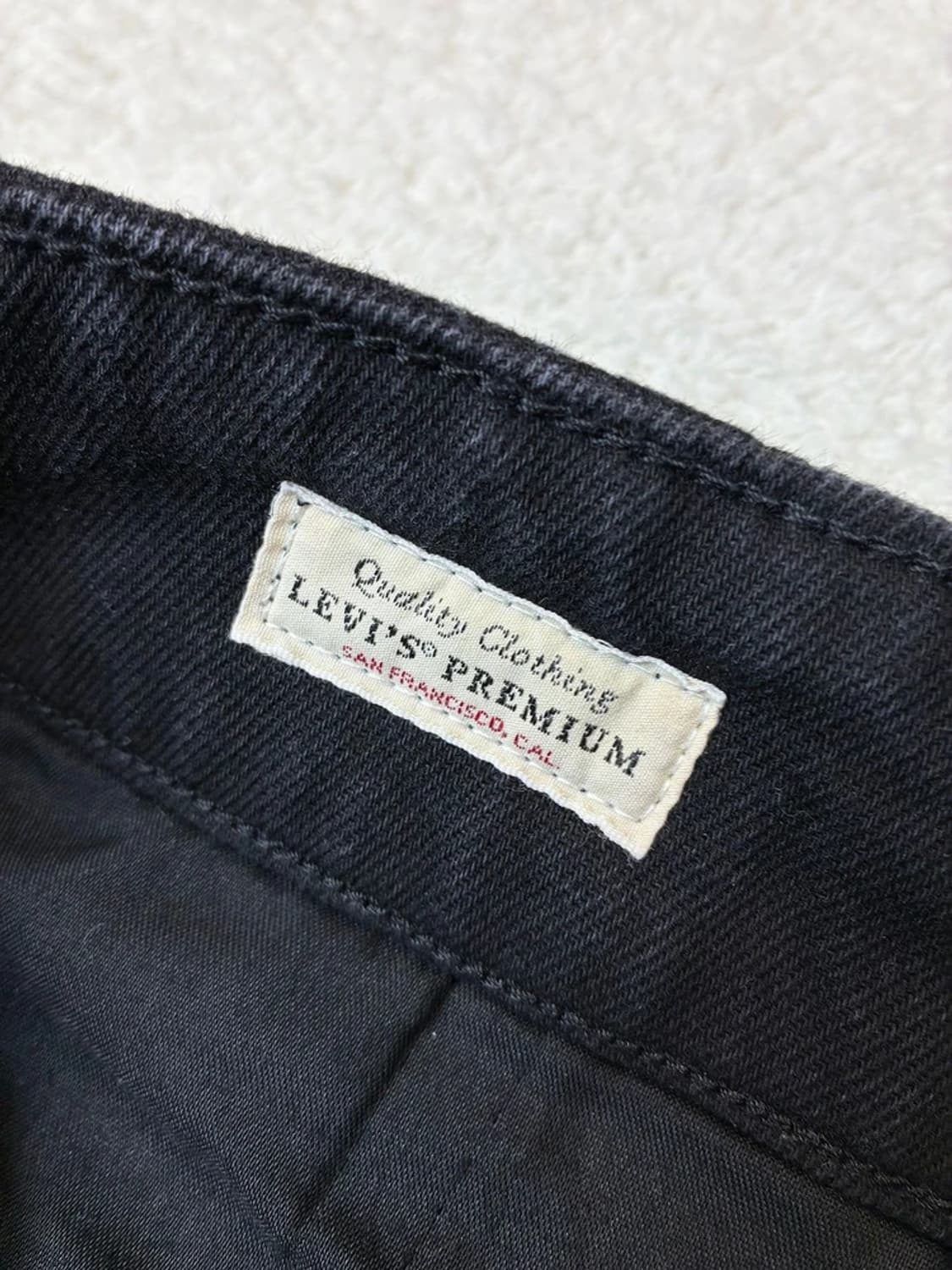 리바이스 립케이지 와이드 블랙 데님 팬츠 PN5978 상품이미지8