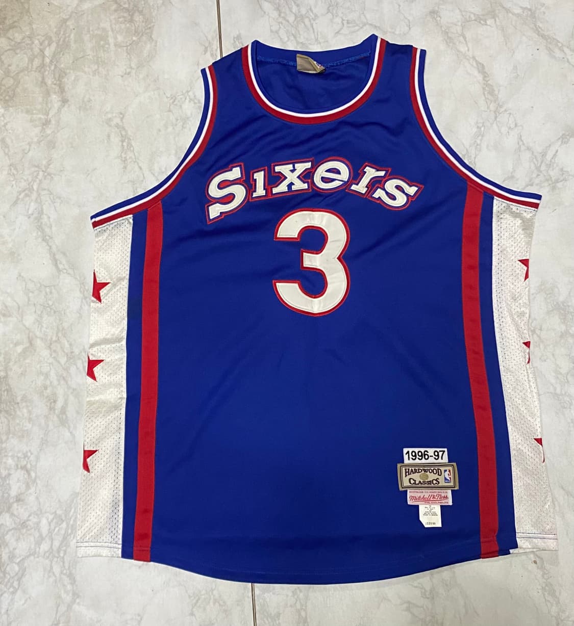 미첼앤네스 필라델피아 96 97년 아이버슨 농구유니폼 빅사이즈 상품이미지1
