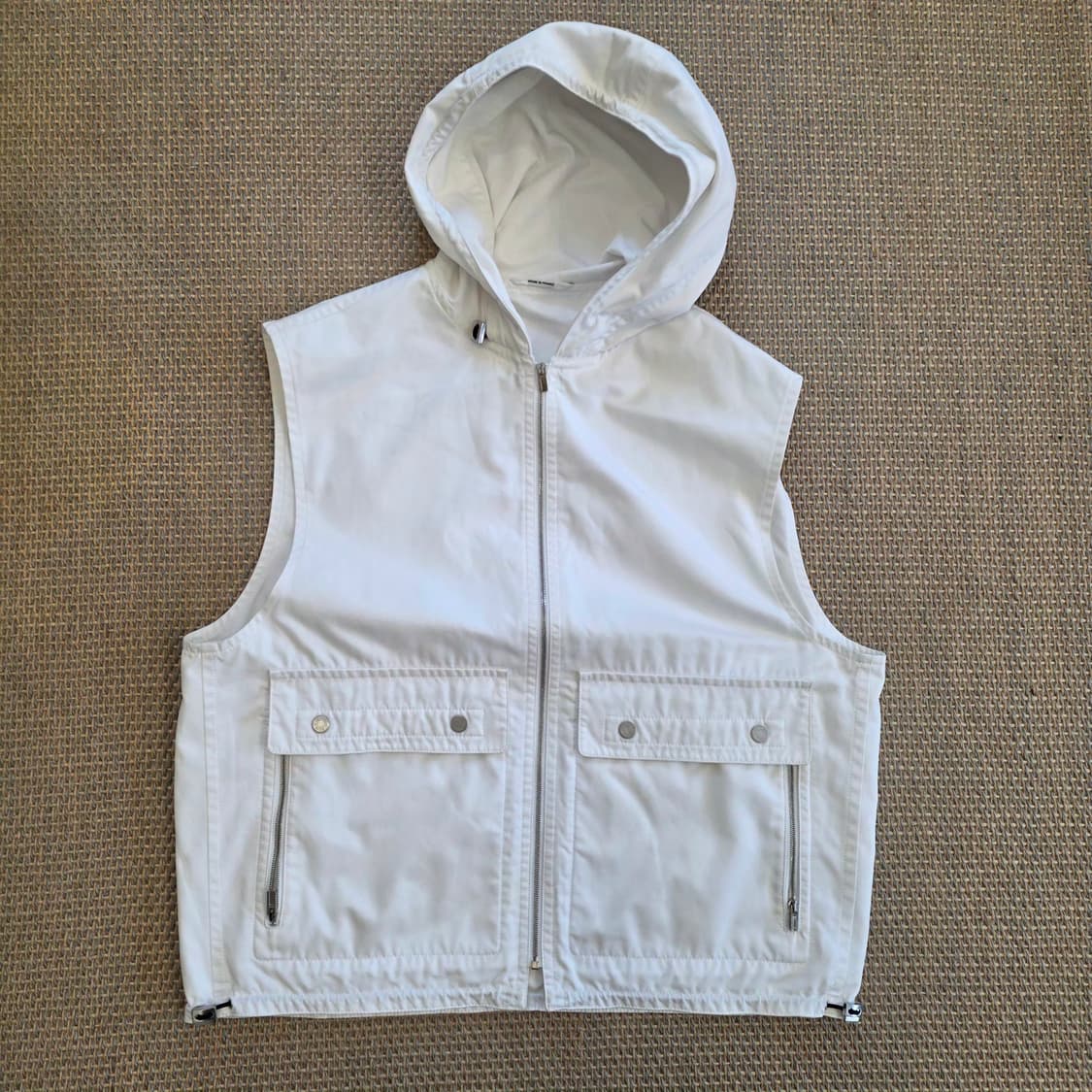 HERMES 에르메스 프랑스 최상급 테크원단 후드 베스트 상품이미지2