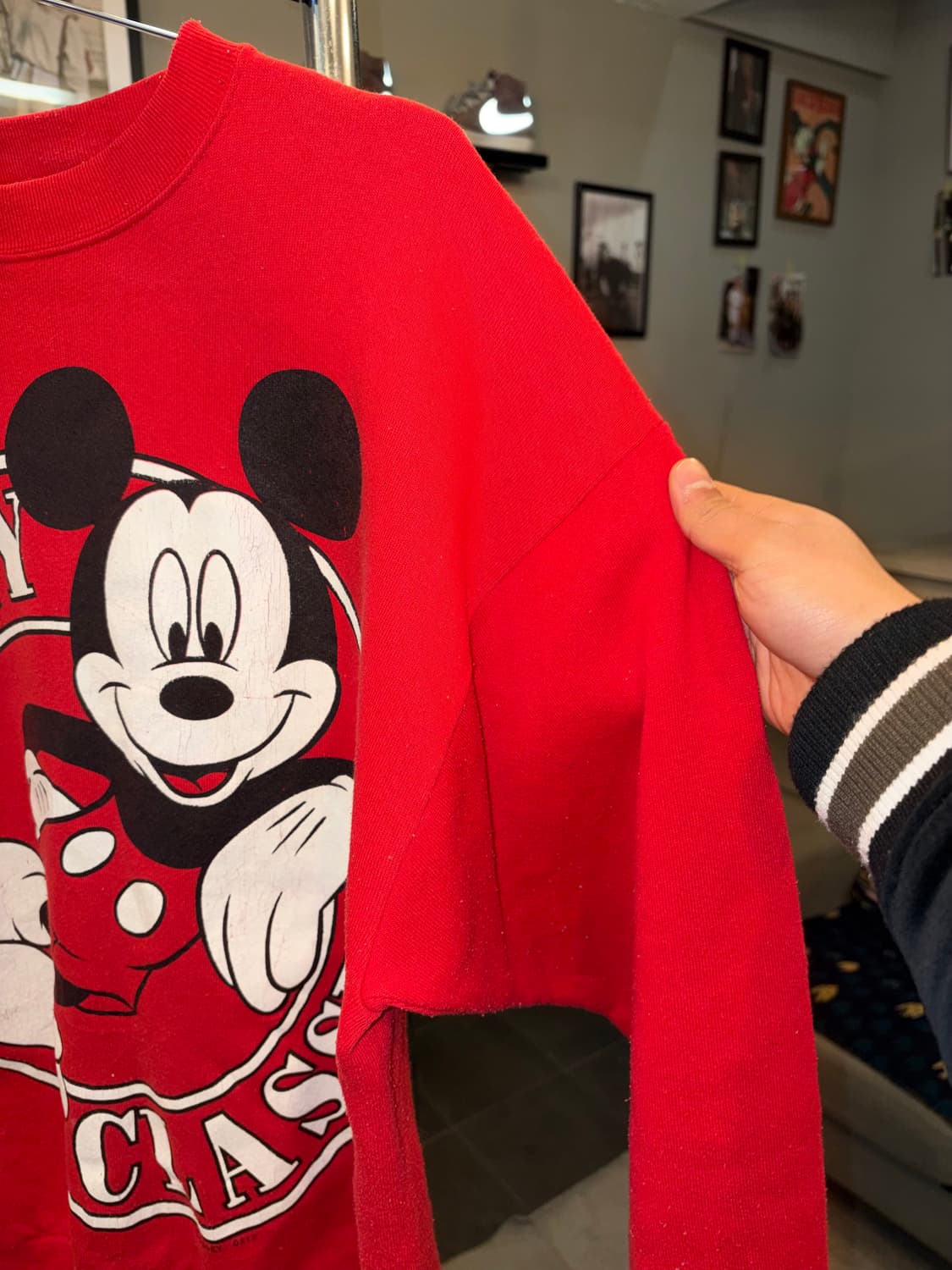 90’s Disney Mickey classic print sweat 상품이미지7