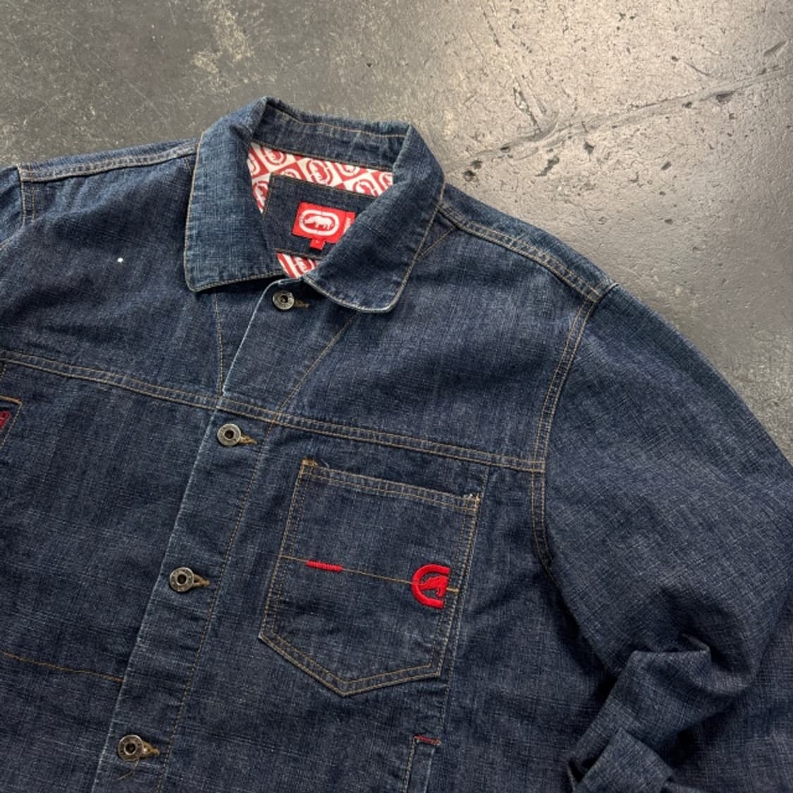 100 에코 언리티드 올드스쿨 데님자켓 상품이미지2