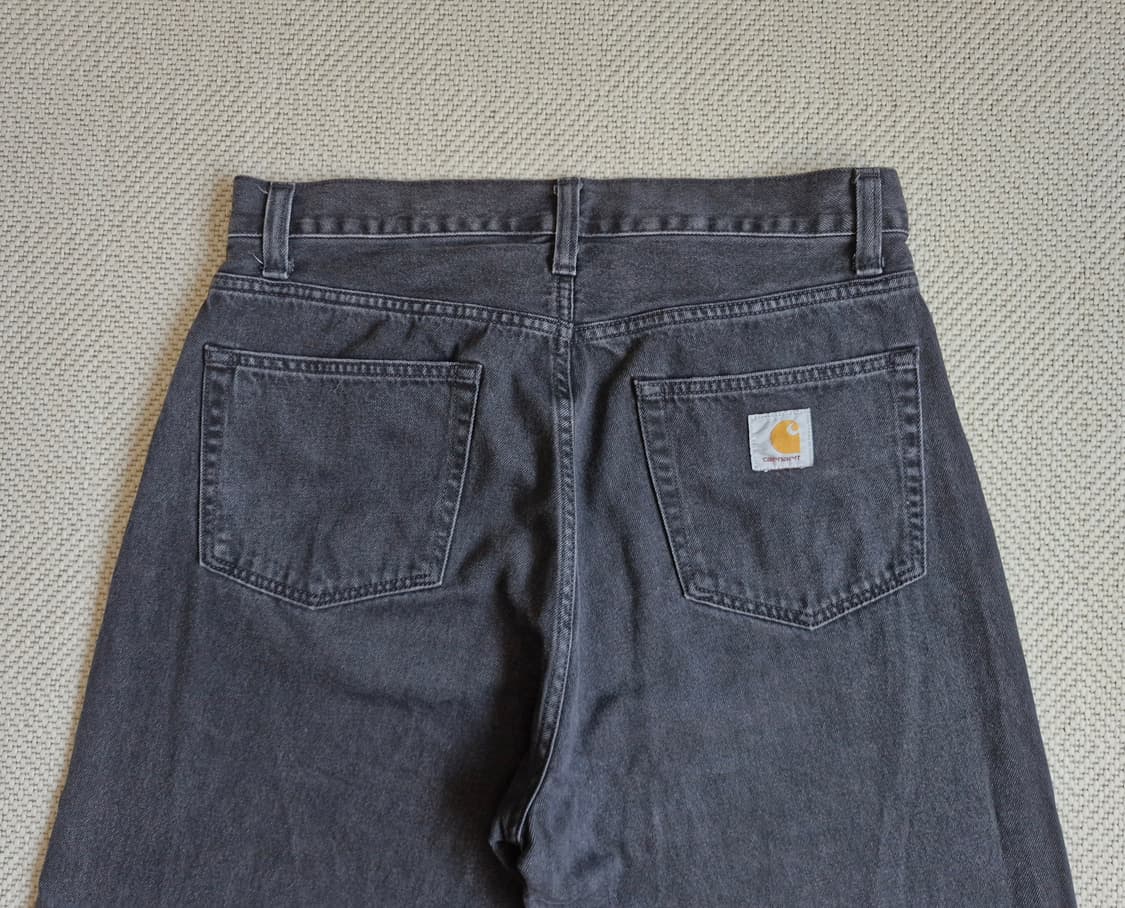 칼하트 WIP 로버트슨 랜든 블랙 스톤워싱 진 32 상품이미지2
