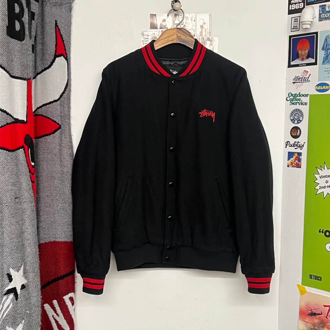스투시 35주년 기념 바시티 자켓 상품이미지2