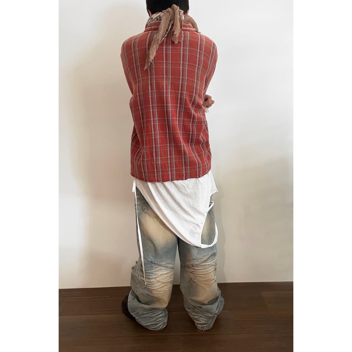 Found Checkered Shirt 상품이미지3