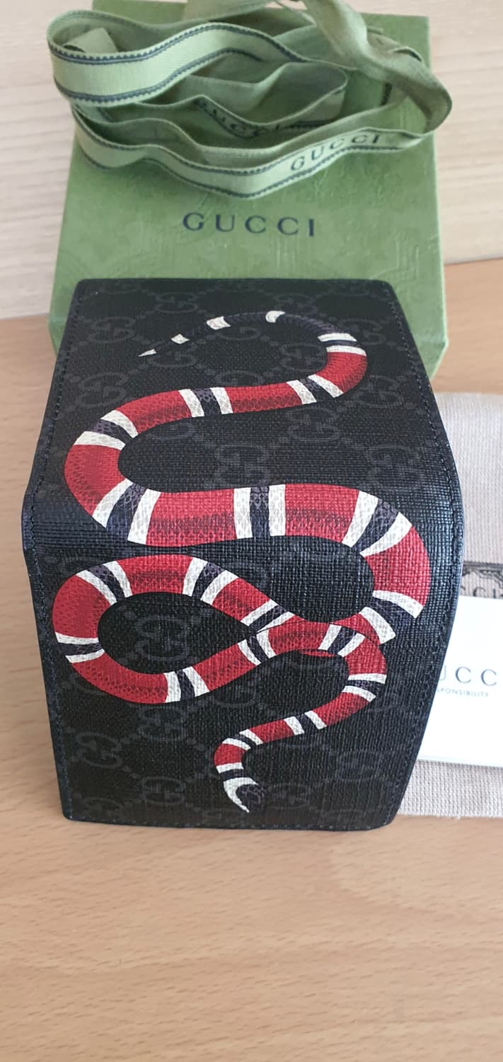 (미사용)구찌 스네이크 반지갑/지갑 새상품급 정품(감정O) 상품이미지4