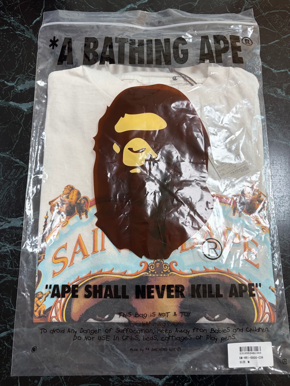 세인트미카엘 베이프 콜라보 티셔츠 판매합니다! 상품이미지2