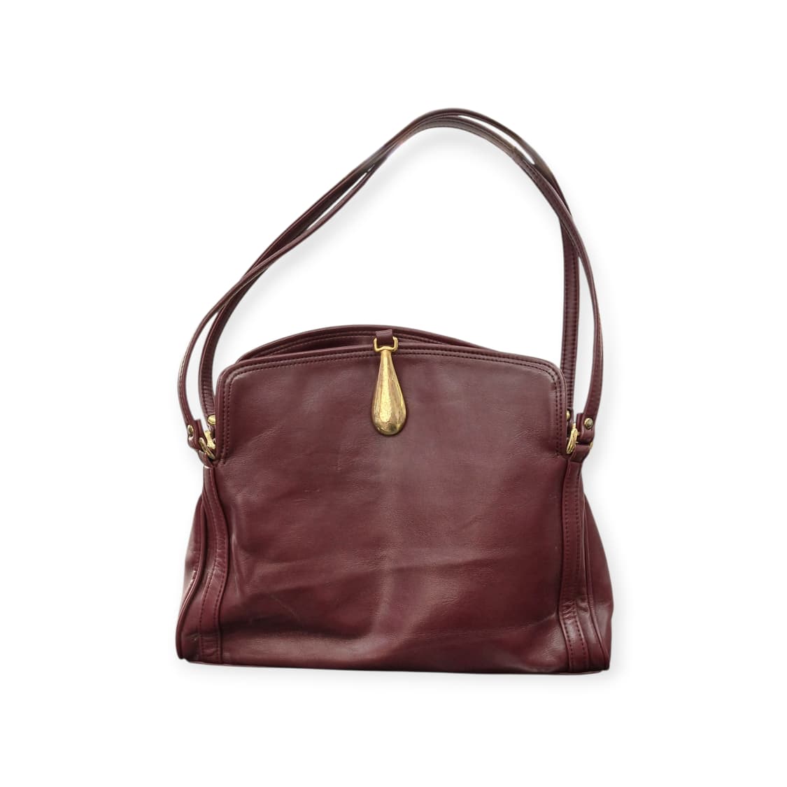 버건디 빈티지 토트 &숄더 가방 상품이미지1