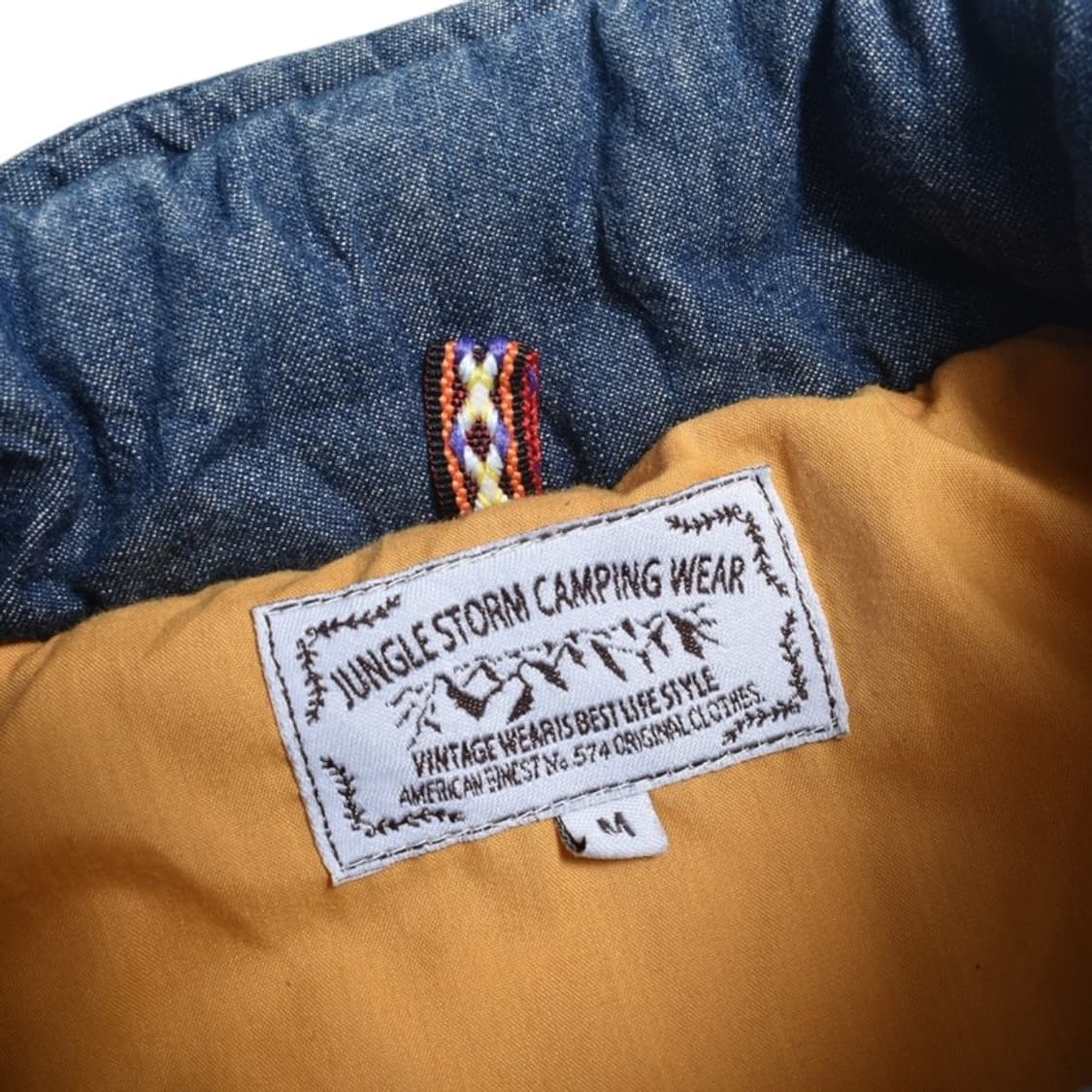 정글스톰 빈티지 구제 웨드턴 데님 베스트 조끼 N908 상품이미지6