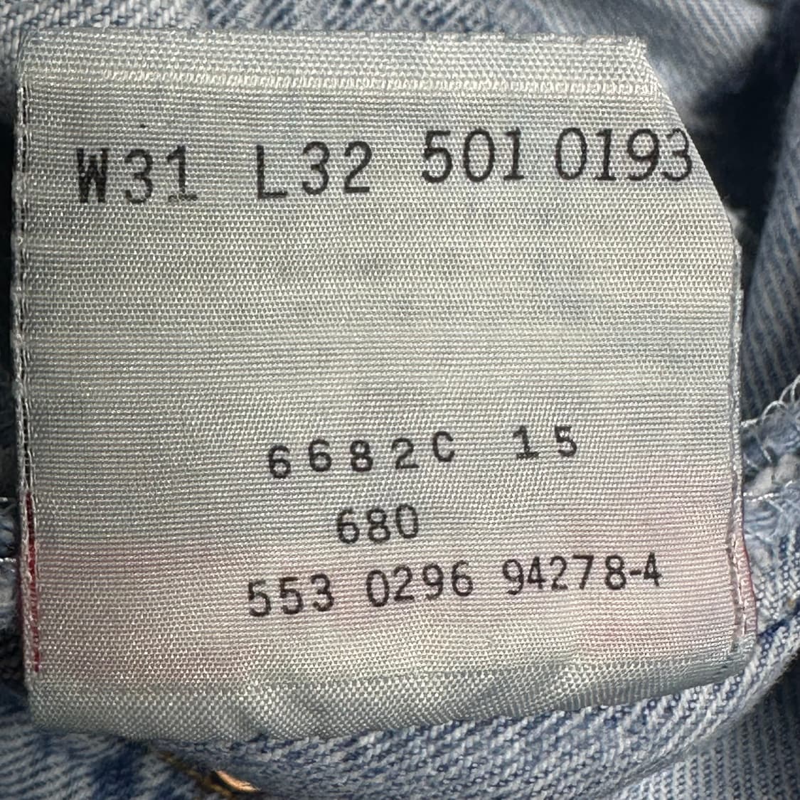 빈티지 90s 리바이스 501 USA 31x32 상품이미지6