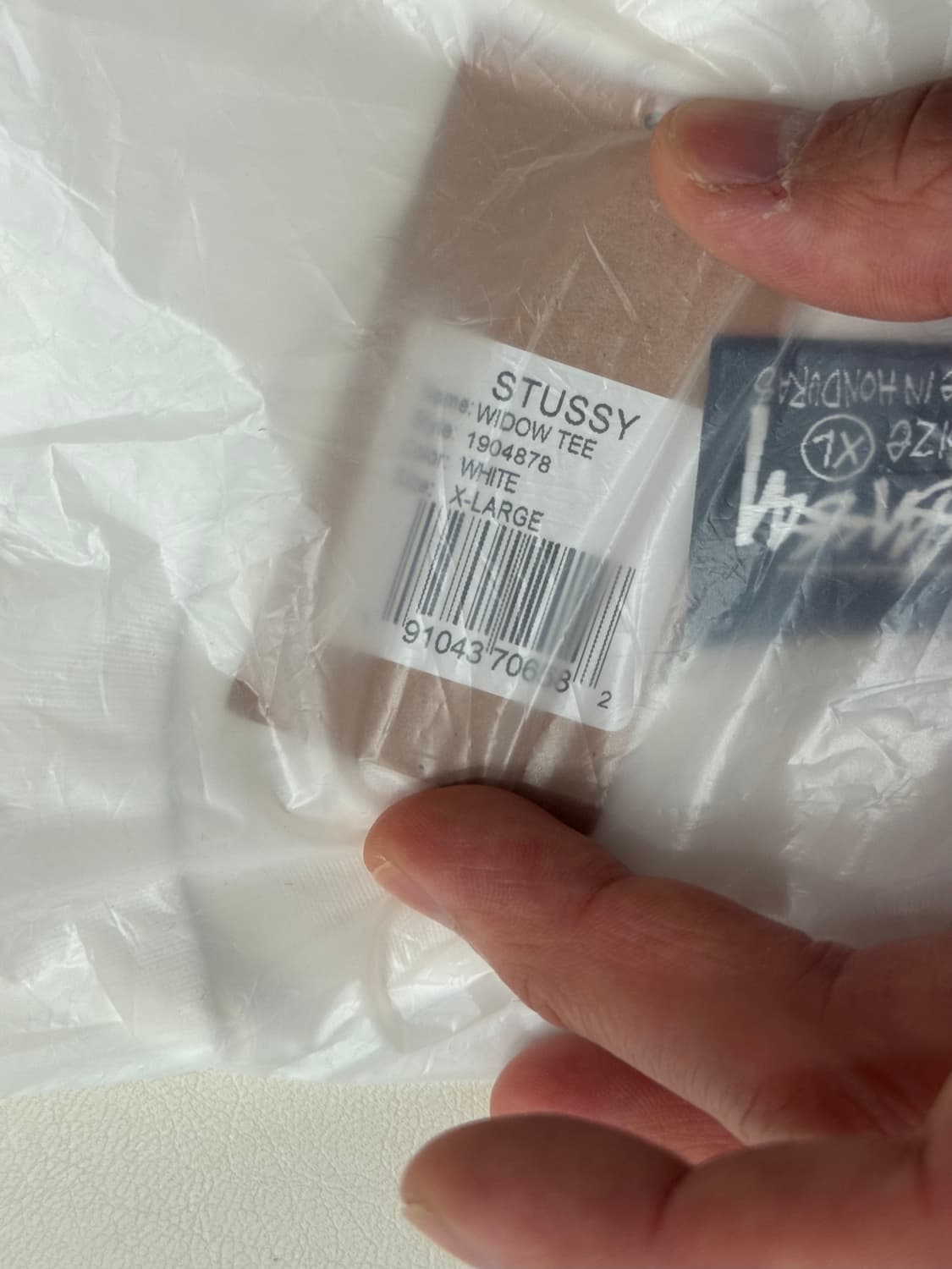 스투시 위도우 티셔츠 화이트 XL 상품이미지4