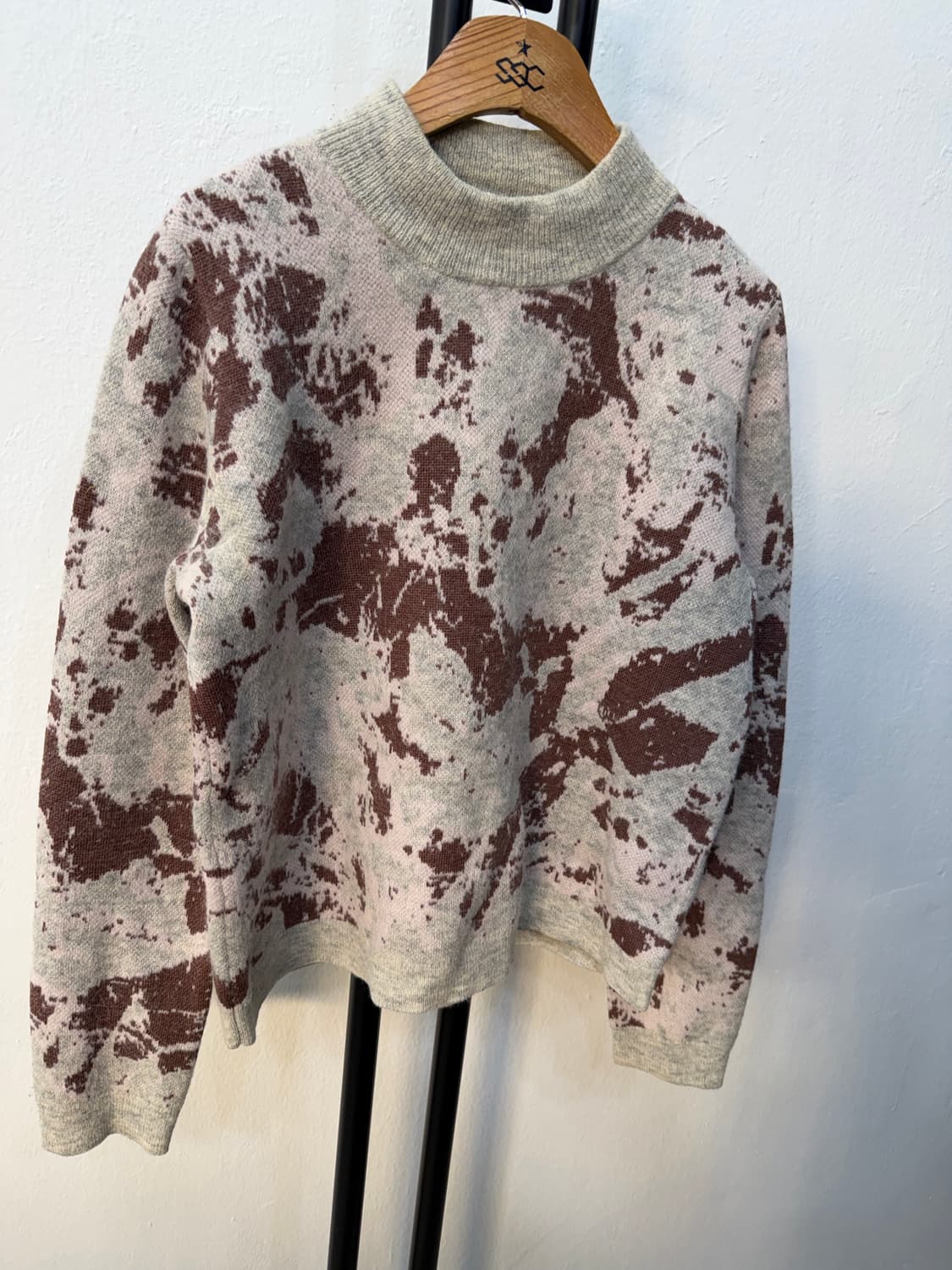 정품) COS 코스 여성 패턴 니트 스웨터 XS 상품이미지2