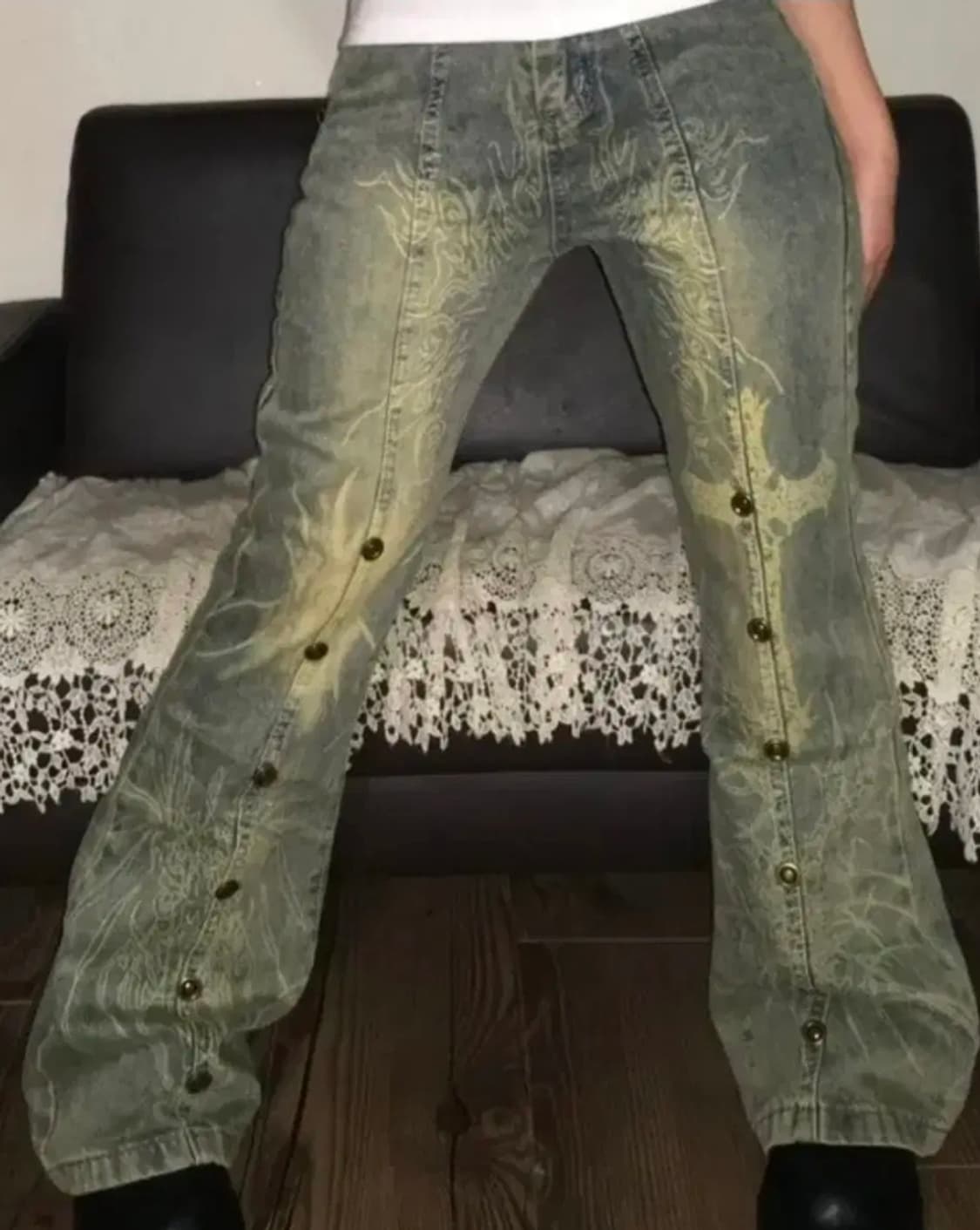 새상품  new 빈티지 워싱 데님 부츠컷 청바지 27 28 상품이미지1