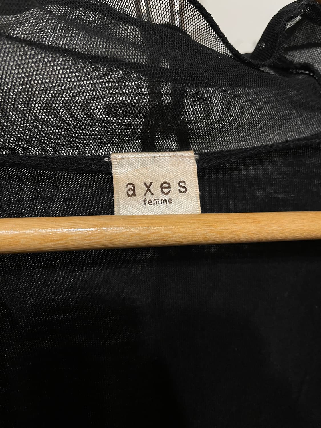axes femme 엑시즈팜 레이스 셔링 프릴 블랙 가디건 상품이미지7