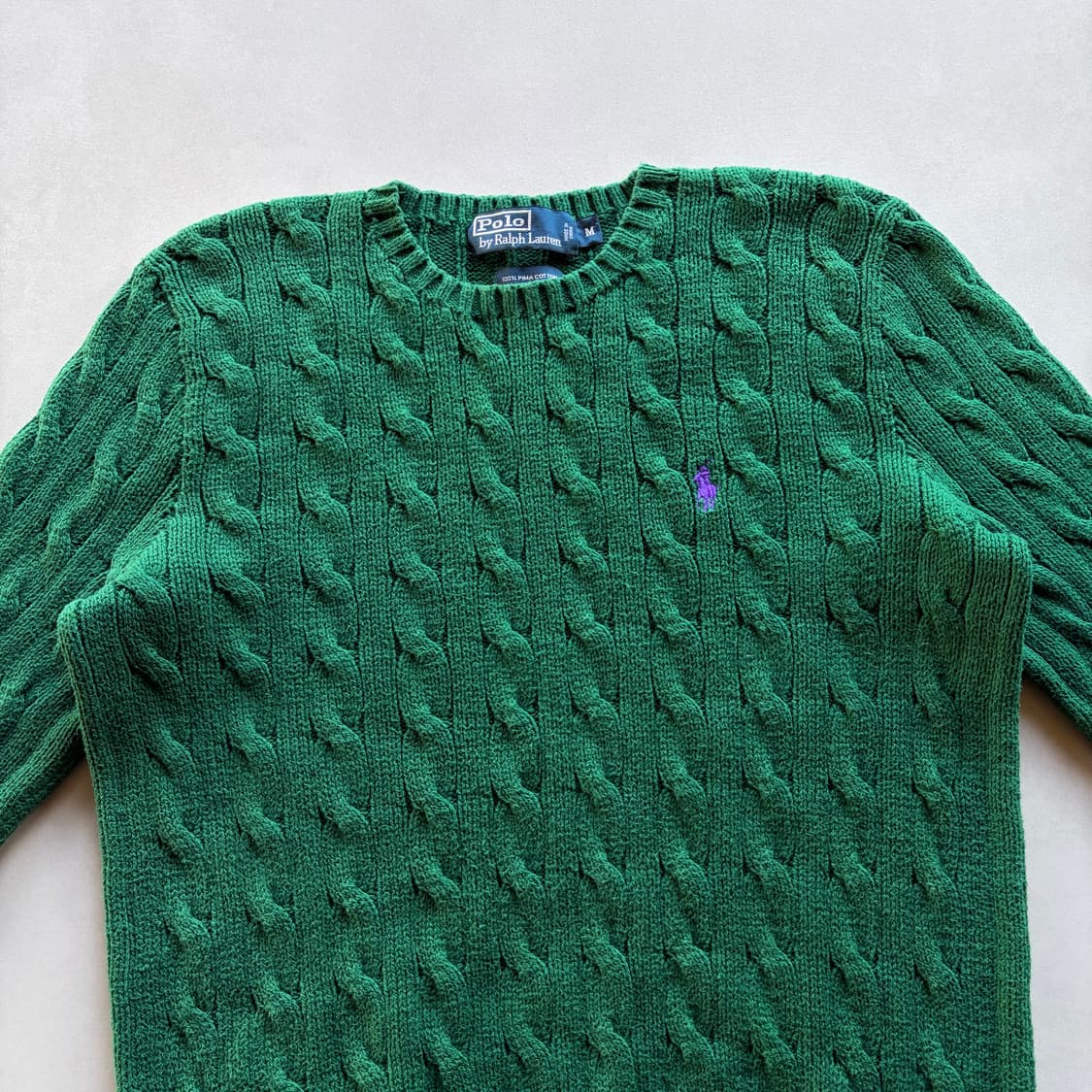 [M]폴로 랄프로렌 꽈배기 케이블 코튼 니트 상품이미지4
