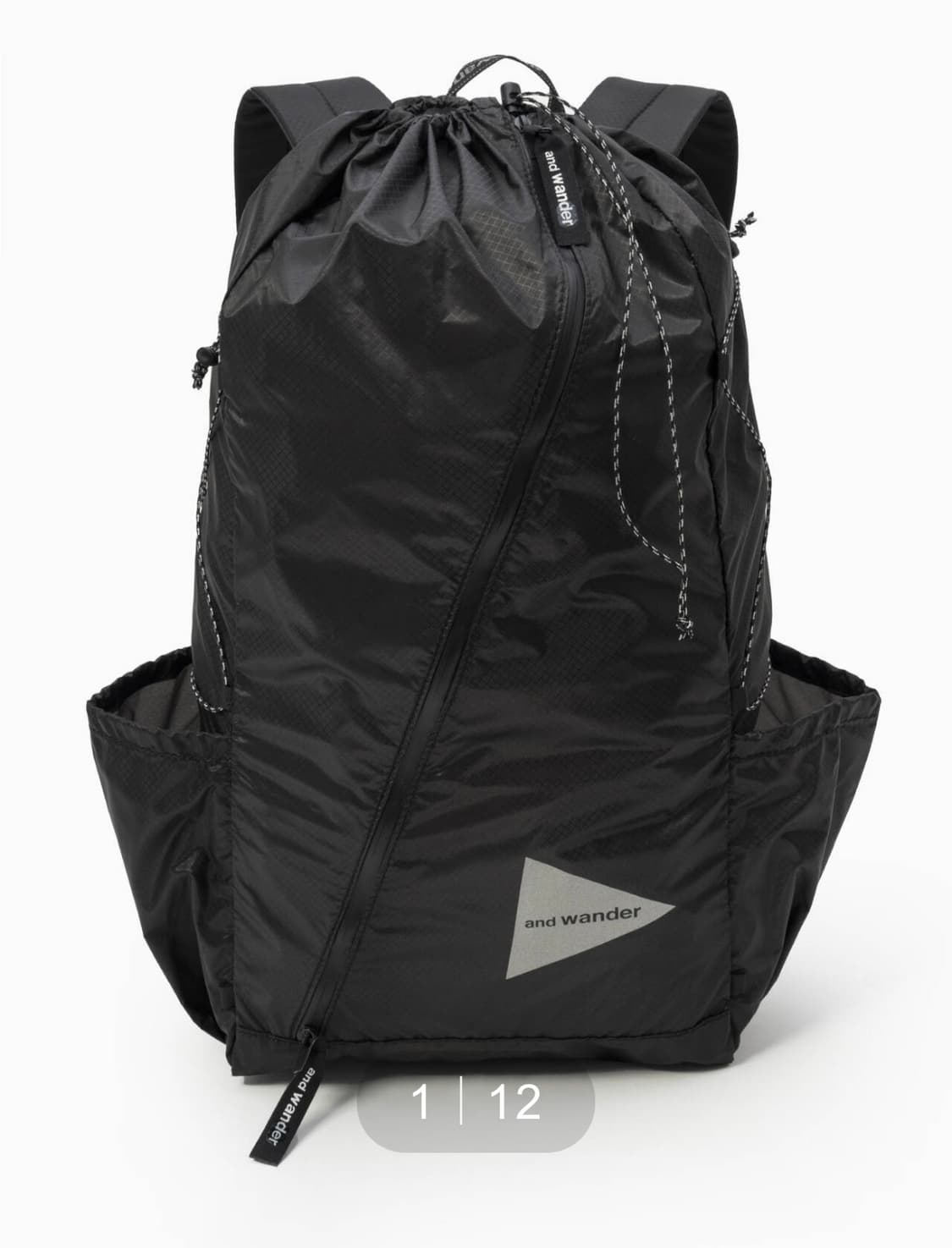 앤드원더 실 데이팩 가방 블랙 상품이미지1