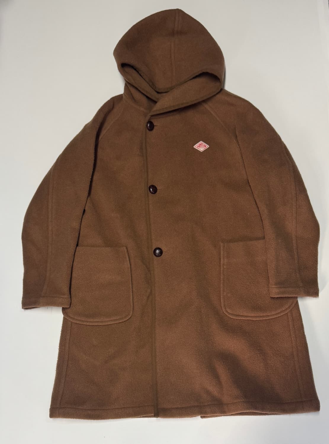 정품!! 여성 단톤 Danton 울 후드 코트 상품이미지1