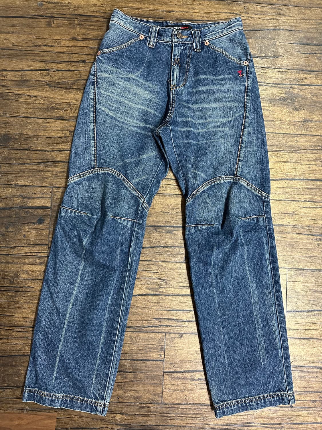 TOMBOYJEANS 빈티지 Y2K 데님 청바지 S-M 사이즈 패턴특급 상품이미지1