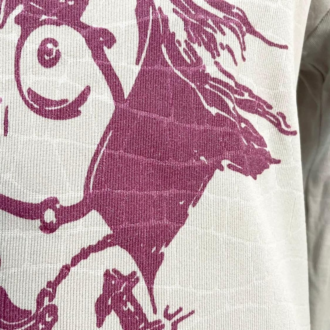 히스테릭 글래머 워리어 그래픽 롱슬리브 티셔츠 상품이미지5