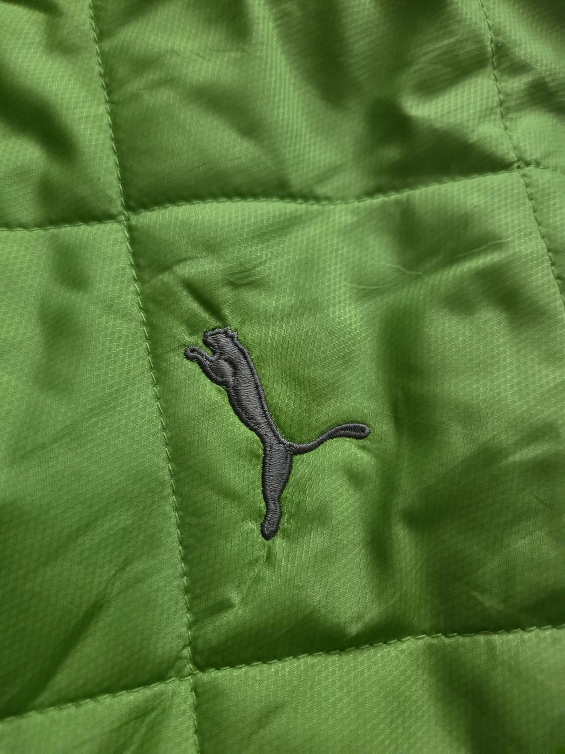 퓨마 경량패딩 L사이즈 그린 상품이미지2