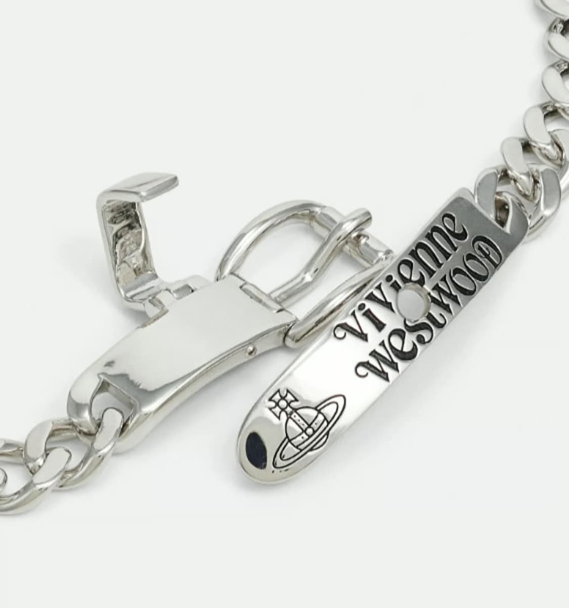 비비안웨스트우드 남녀공용 아우구스티노 실버 체인 초커 네크리스 목걸이 상품이미지2