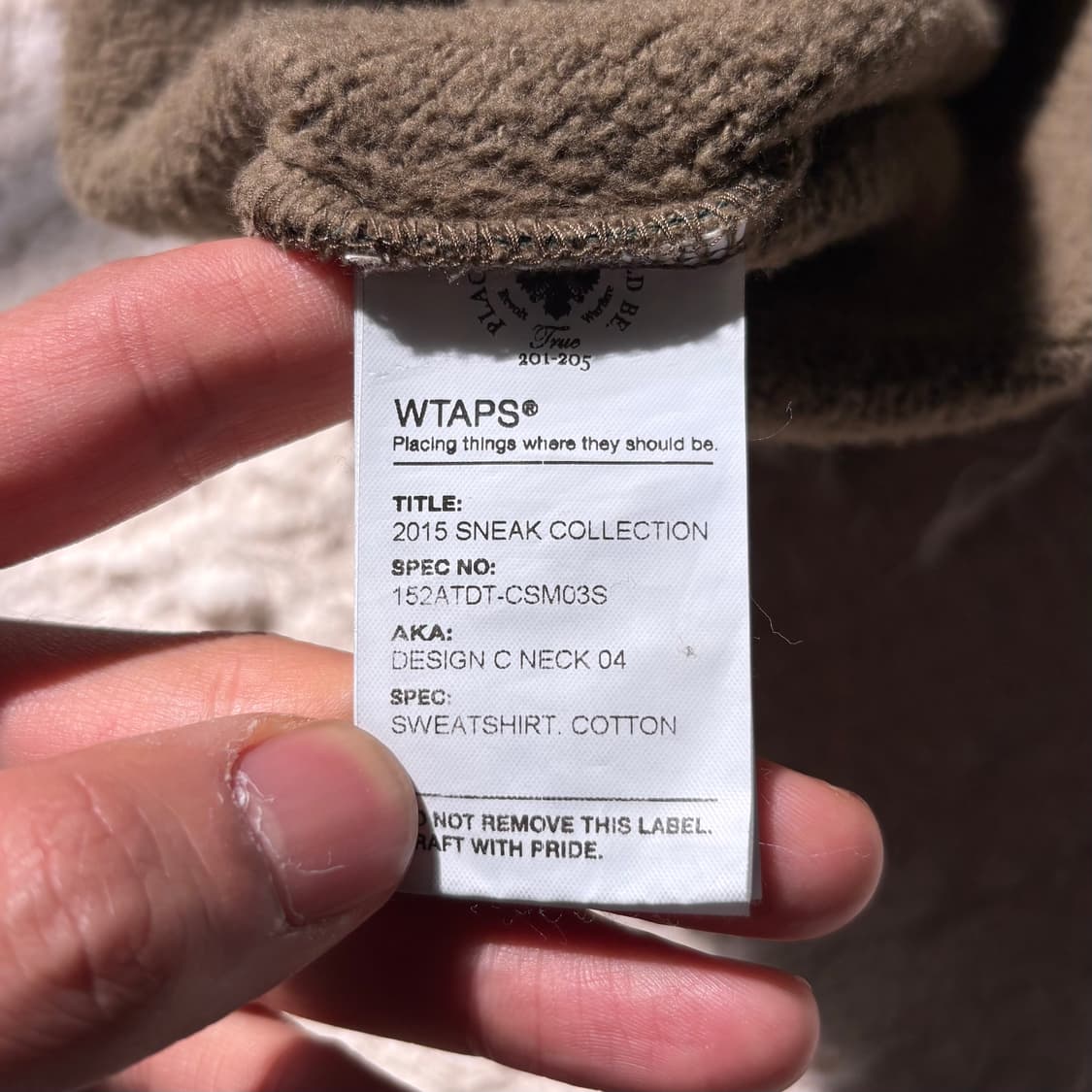 WTAPS 더블 탭스 카모 패턴 스웻 셔츠 상품이미지9