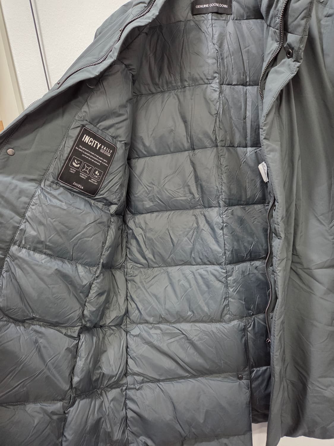 ZIOZIA 지오지아 구스다운 롱패딩코트 맥코트 헨리코트 100 상품이미지2