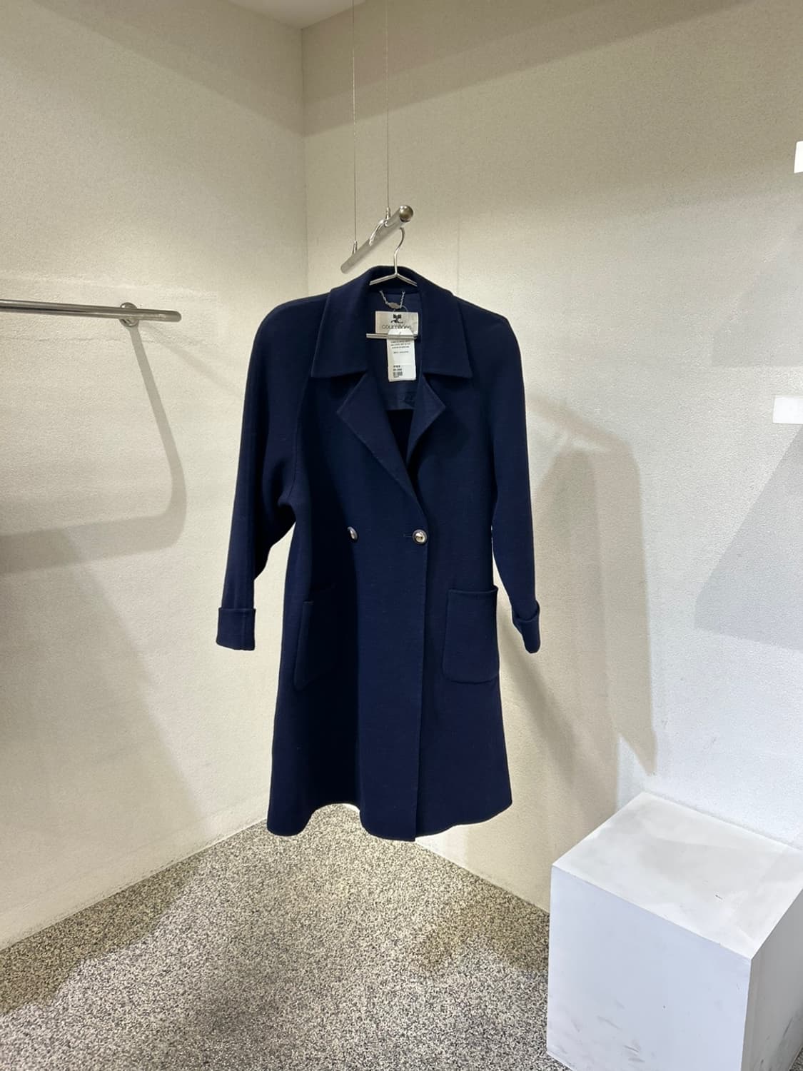 꾸레쥬 울 코트 상품이미지1