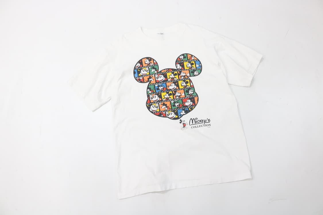 Mickey's Collection 빈티지 필름 아트 미키 마우스 티셔츠 상품이미지2