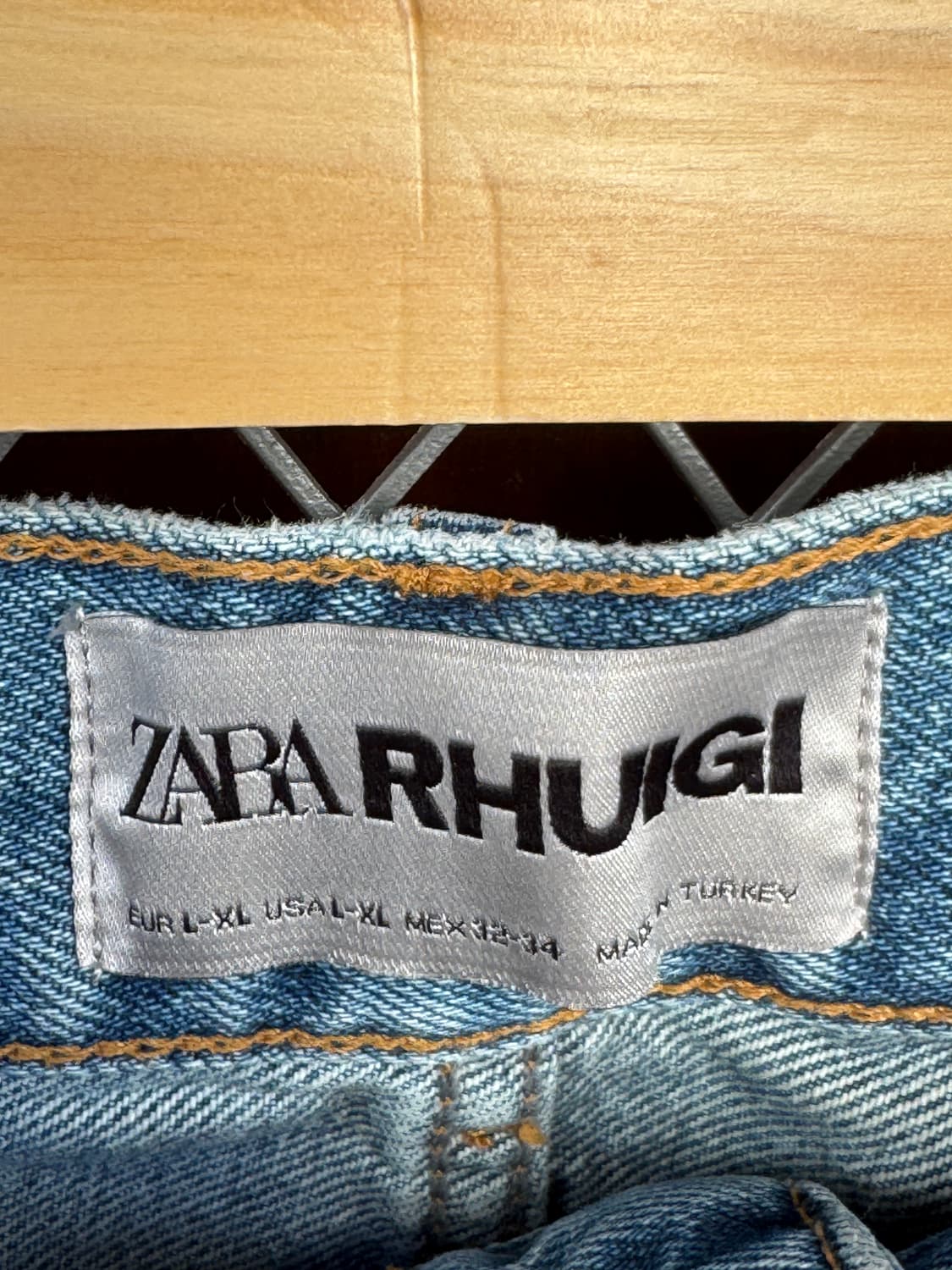 자라 루이지 배기 데님팬츠 34 상품이미지9