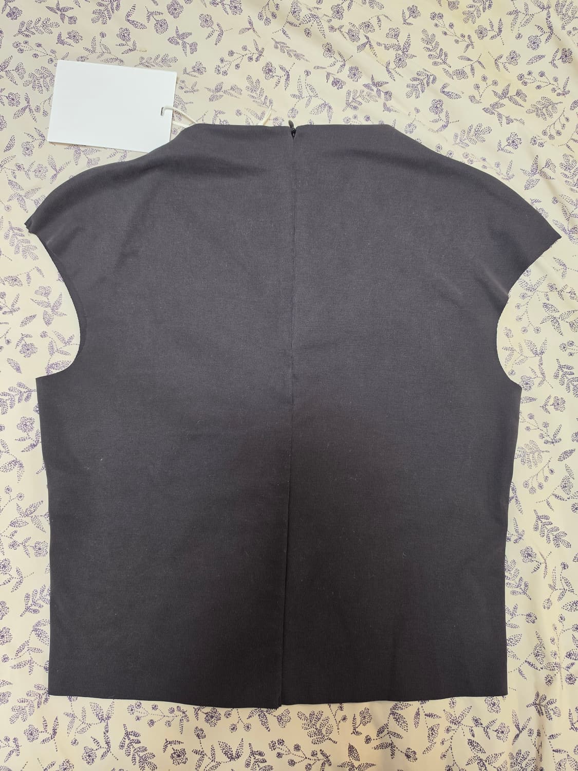 아모멘토 Jersey Mock Neck Top 저지 모크넥 탑 차콜 상품이미지5