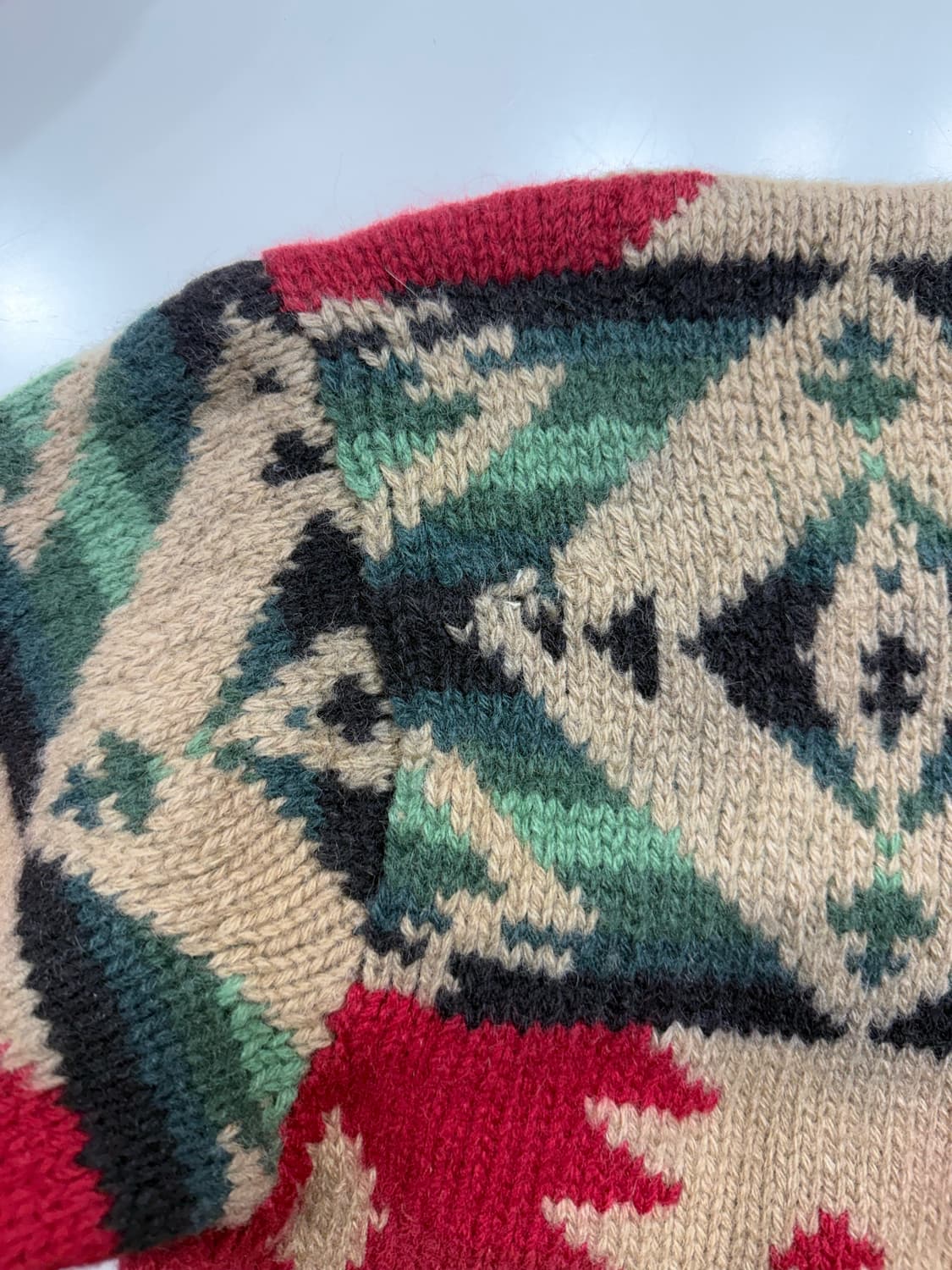 [L] Polo 폴로 나바호 wool 100% 핸드니트  상품이미지8